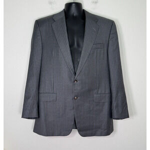 Hickey Freeman Loro Piana Tasmanian Super 130s Blazer Suit Jacket Mens 42R